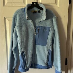 Mountain Hardwear Pale Blue Sherpa Fleece Jacket